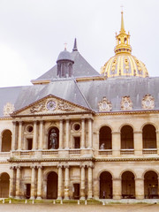 Retro look Hotel des Invalides Paris