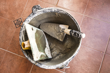 Utensilios de albañilería