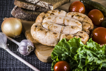 homemade sausage