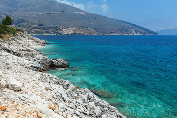 Summer sea coast landscape (Greece)