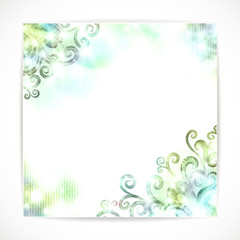 Obraz premium Vector background with vintage design elements.