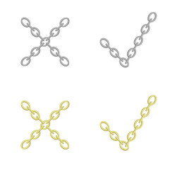 check marks created from chain