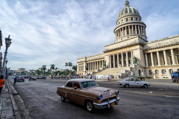 Fototapeta na wymiar Capitol building in Havana, Cuba