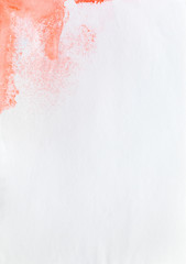 Fototapeta premium blood stain on white paper texture