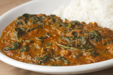 ほうれん草のカレー