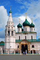 Church of Elijah the Prophet in Yaroslavl (Russia).