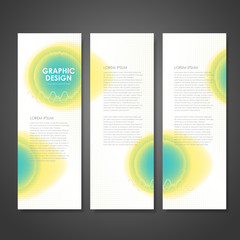 watercolor style business banner template