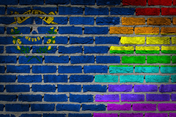 Dark brick wall - LGBT rights - Nevada