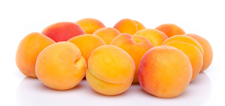 Fresh tasty apricots