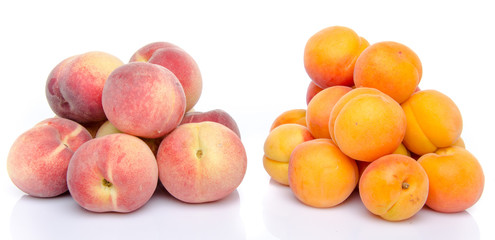 Heaps of peaches and apricots
