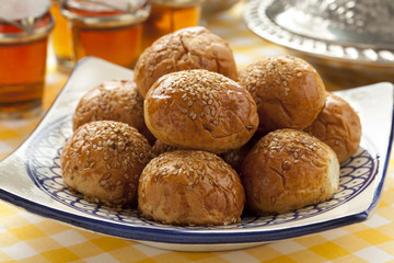 Moroccan sesame rolls