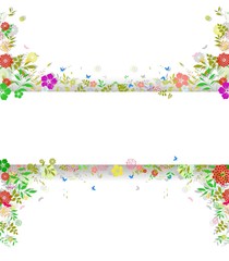 Beauty Flower spring background for you design with text