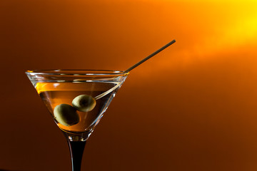 glass with martini