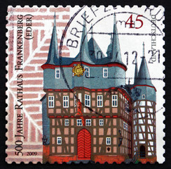 Postage stamp Germany 2009 Frankenberg City Hall