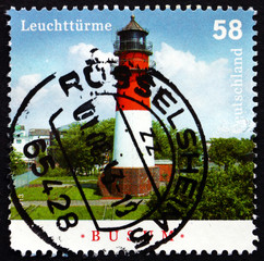 Postage stamp Germany 2013 Busum, Lighthouse