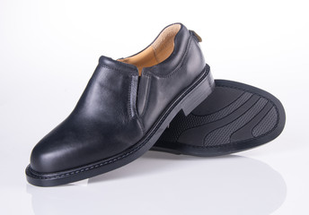 shoe. men's fashion shoe on a background