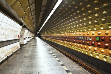 Obraz premium The interior of the station 