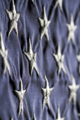 Old Glory Close Up of Blue Field and Stars