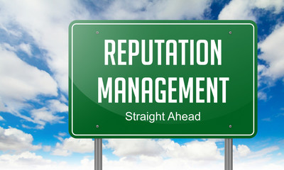 Reputation Management on Highway Signpost.