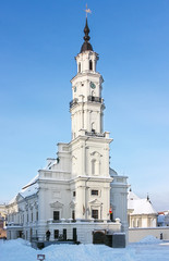 Fototapeta na wymiar Town Hall of Kaunas