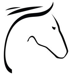 Contour of horse © Rada Covalenco