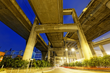 Fototapeta na wymiar Hong Kong City Traffic Night