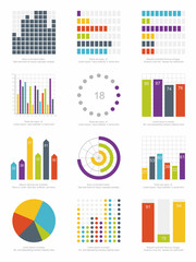 set of infographics elements