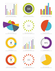 set of infographics elements