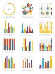 set of infographics elements