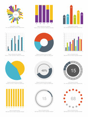 set of infographics elements