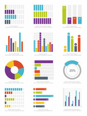 set of infographics elements