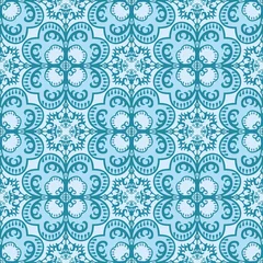 Foto op Canvas Seamless damask pattern vintage style © Studioindigo