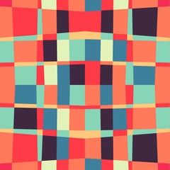 Seamless geometric color  pattern background