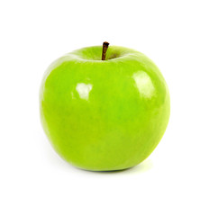 Green apple, isolated on white background