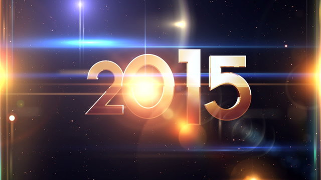 2015 Text celebrate abstract background