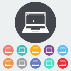 Laptop icon.