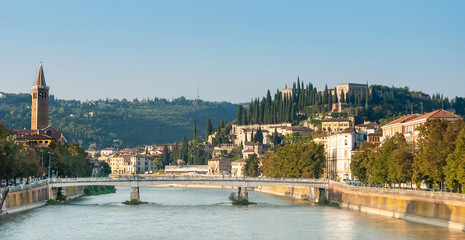 Fototapeta na wymiar San Pietro Castle, Verona