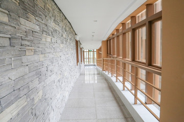 modern indoor corridor in the office