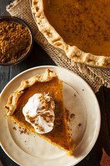 Homemade Pumpkin Pie for Thanksigiving