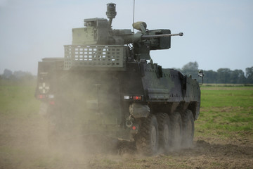 armored personnel carrier (Pandur) - obrazy, fototapety, plakaty
