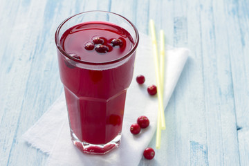 Fresh cranberry juice