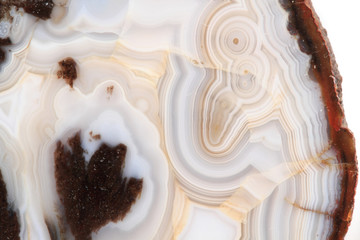 white and brown agate texture