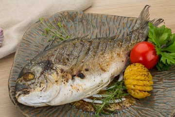 Grilled dorado