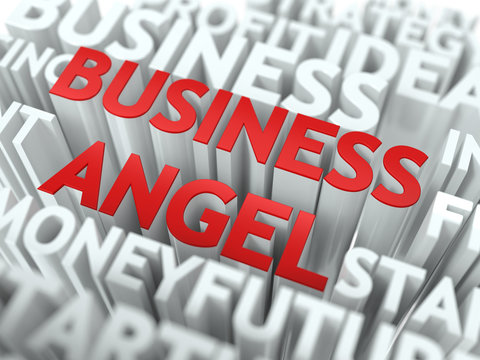 Business Angel - Wordcloud Concept.