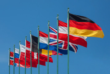 United flags
