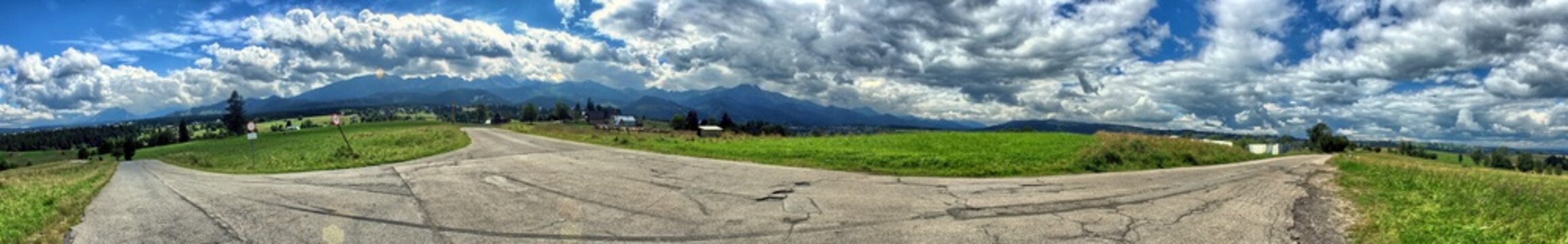 Tatra Mountains - Panorama with view on Giewont