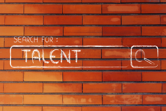 Search Engine Bar, Search For Talent