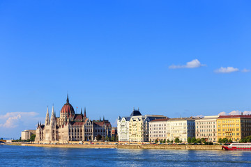 Hungarian Parliament Building in Budapest