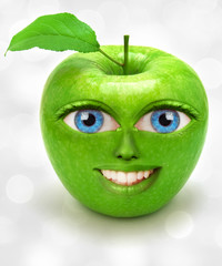 Apple face photo manipulation