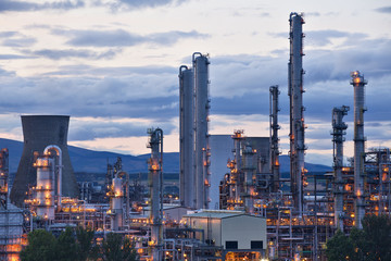 Grangemouth oil refinery complex